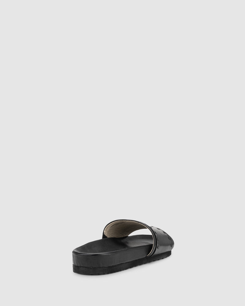 Marlow Slide - Black - Premium Slide from 0 - Just $319! Shop now at Chaos & Harmony