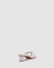 Maya Heel - Lilac - Premium Low Heels from Chaos & Harmony - Just $269! Shop now at Chaos & Harmony