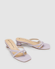 Maya Heel - Lilac - Premium Low Heels from Chaos & Harmony - Just $269! Shop now at Chaos & Harmony