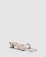 Maya Heel - Lilac - Premium Low Heels from Chaos & Harmony - Just $269! Shop now at Chaos & Harmony