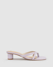 Maya Heel - Lilac - Premium Low Heels from Chaos & Harmony - Just $269! Shop now at Chaos & Harmony