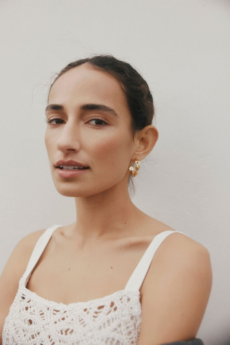 Meadow Hoops - Gold