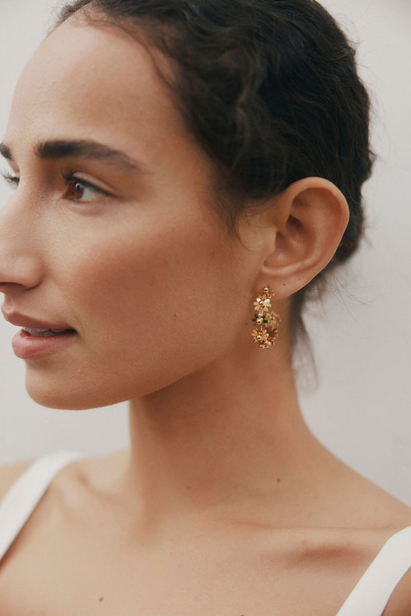 Meadow Hoops - Gold