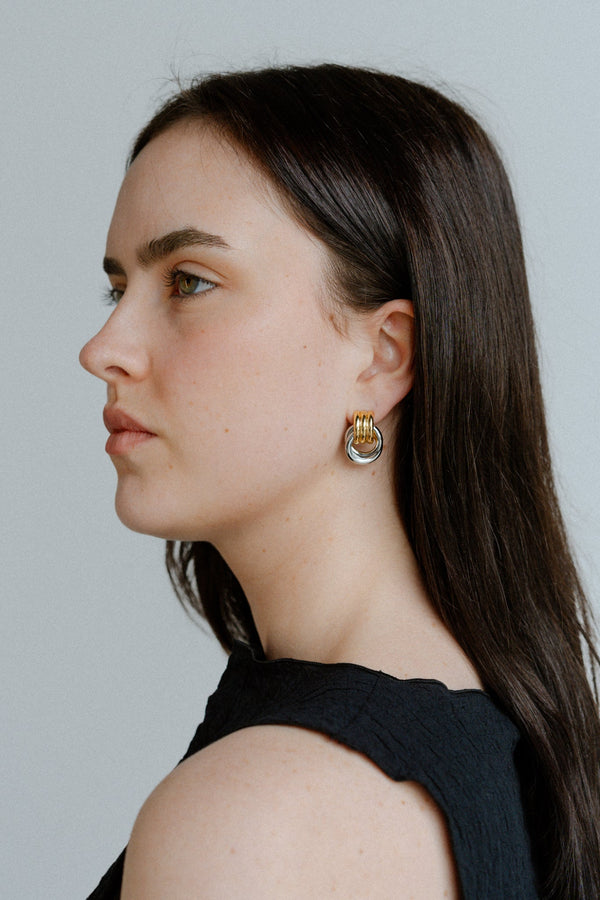 Millie Earrings - Mixed Metals