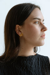 Mini Bow Earrings Medium - Gold