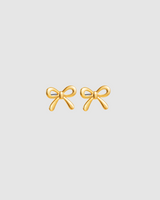 Mini Bow Earrings Small - Gold