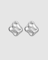 Molten Earrings - Silver