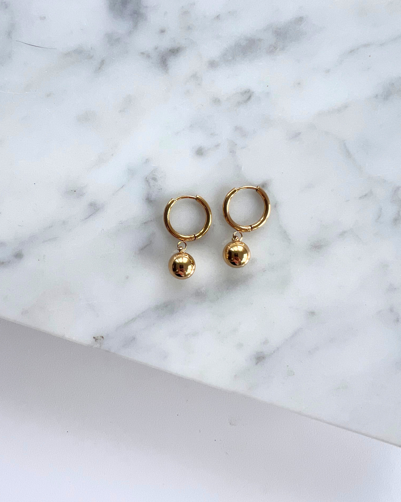 Orb Earrings - Gold