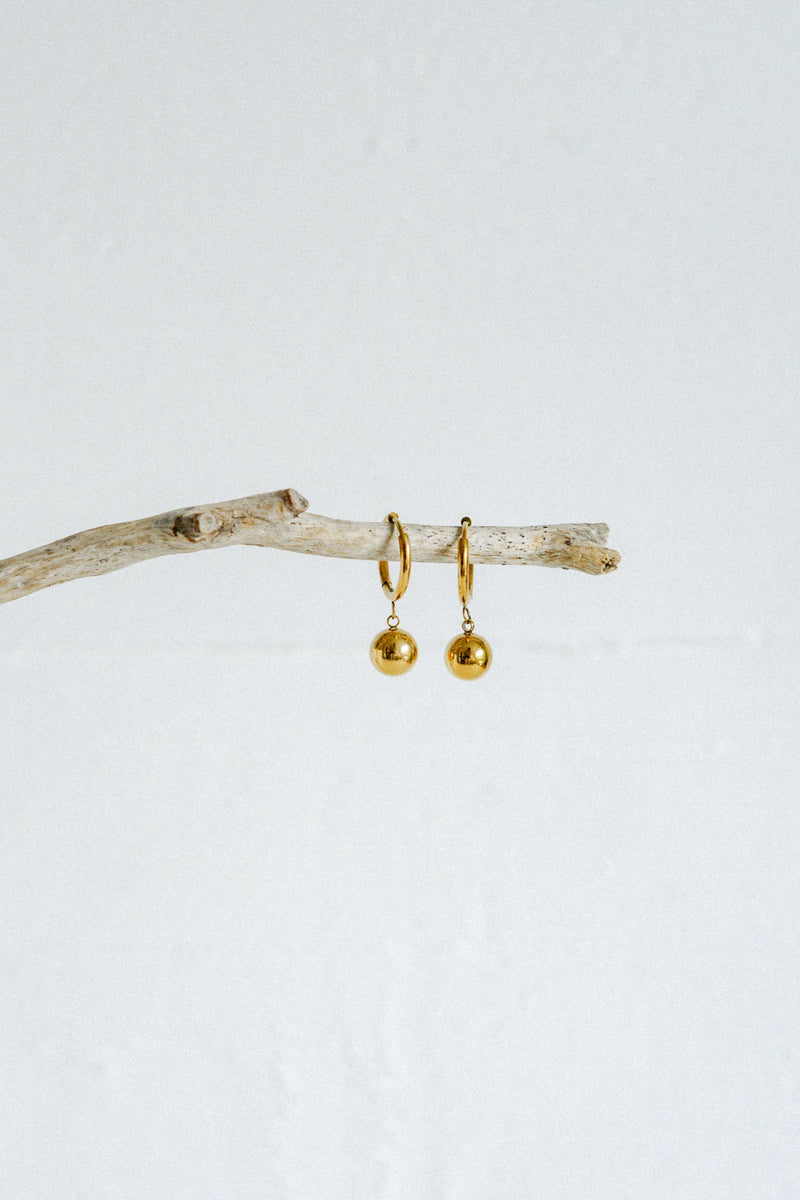 Orb Earrings - Gold