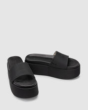 Palm Flatform - Black Mesh - Premium Slide from Chaos & Harmony - Just $289! Shop now at Chaos & Harmony