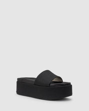 Palm Flatform - Black Mesh - Premium Slide from Chaos & Harmony - Just $289! Shop now at Chaos & Harmony