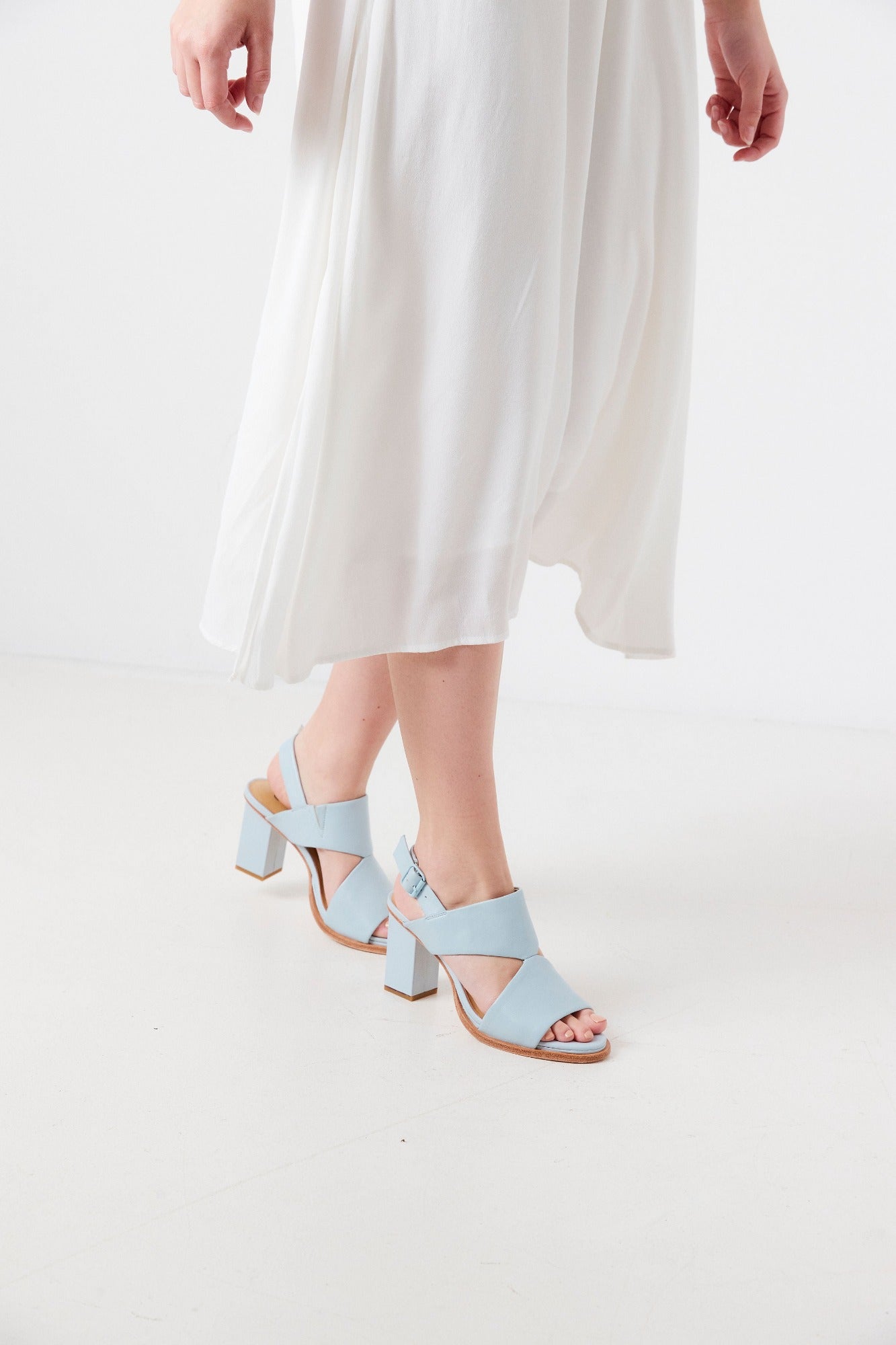 Passion Heel - Powder Blue - Premium High Heel from Chaos & Harmony - Just $389! Shop now at Chaos & Harmony