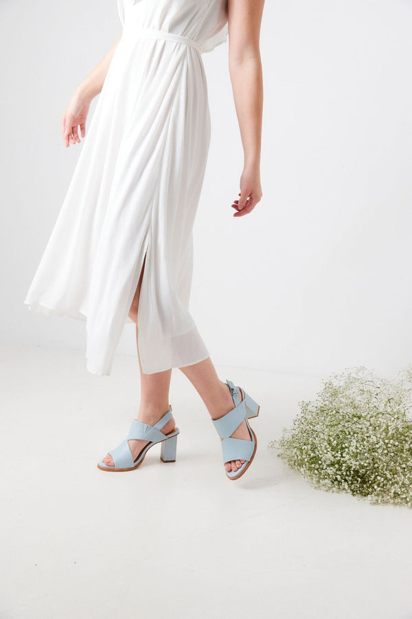 Passion Heel - Powder Blue - Premium High Heel from Chaos & Harmony - Just $389! Shop now at Chaos & Harmony