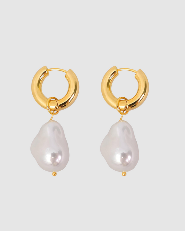 Pearl Earrings - Gold