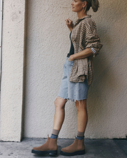 Queens Boot - Hazel Suede