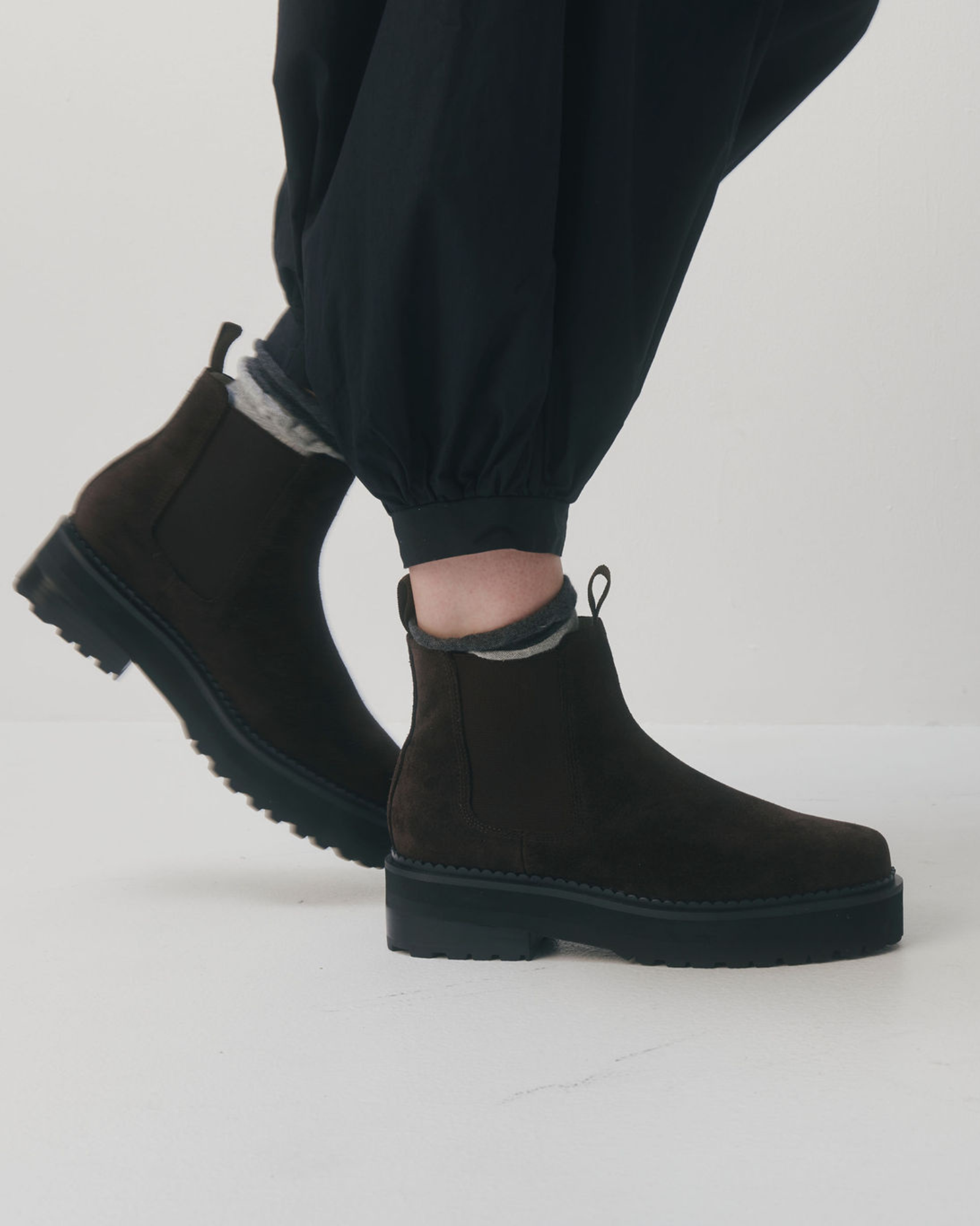 Queens Boot - Bitter Choc Suede