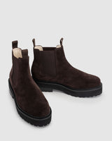 Queens Boot - Bitter Choc Suede