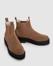 Queens Boot - Hazel Suede