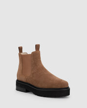 Queens Boot - Hazel Suede