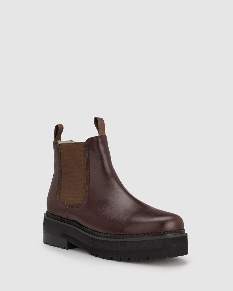 Queens Boot -Cognac