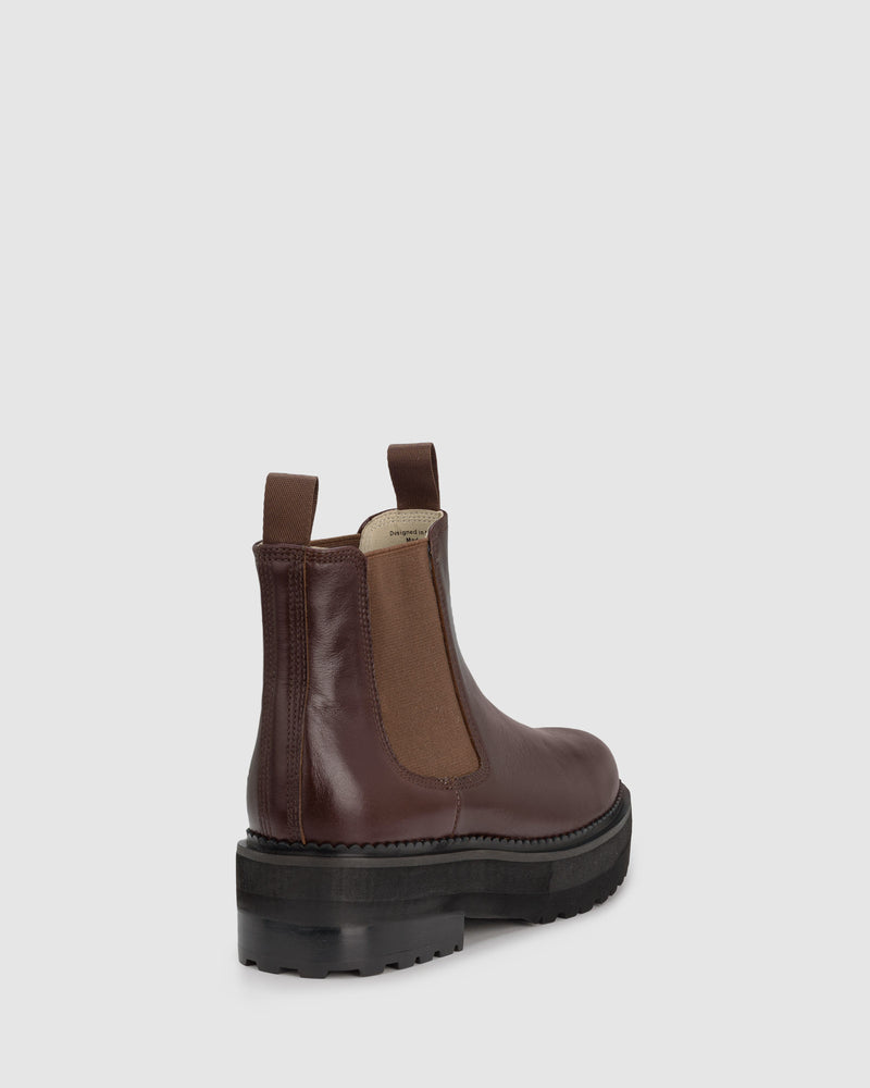 Queens Boot -Cognac