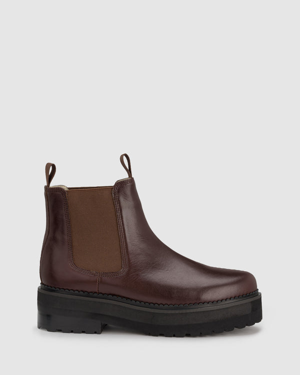 Queens Boot -Cognac