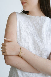 Ribbon Bracelet - Gold
