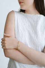 Ribbon Bracelet - Gold