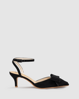 Romance Heel - Black Nubuck