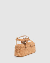 Rosa Flatform - Cork - Premium slide from Chaos & Harmony - Just $299! Shop now at Chaos & Harmony