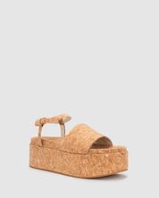 Rosa Flatform - Cork - Premium slide from Chaos & Harmony - Just $299! Shop now at Chaos & Harmony