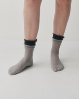 Ruffle socks - Grey/Dark Grey