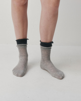 Ruffle socks - Grey/Dark Grey