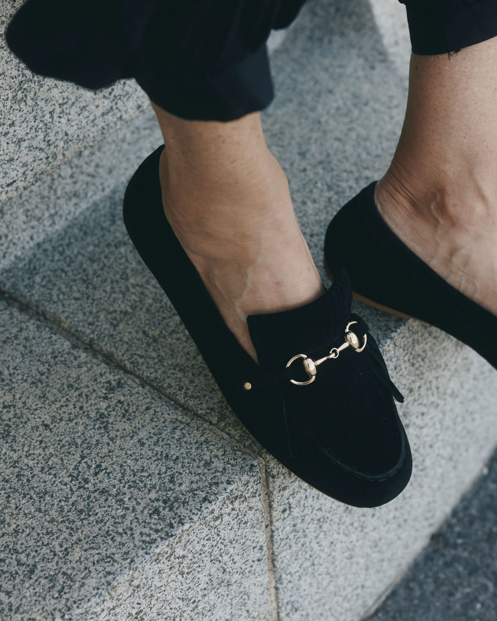 Stellar Loafer - Black Suede
