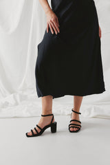 Swoon Heel - Black Nubuck - Premium Heel from Chaos & Harmony Bridal - Just $329! Shop now at Chaos & Harmony