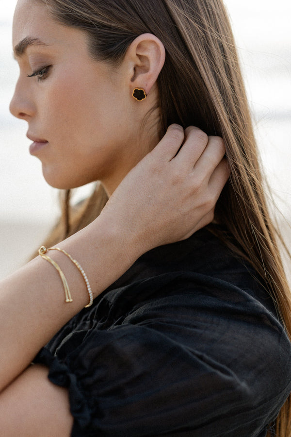 Tennis Bracelet - Diamante/Gold