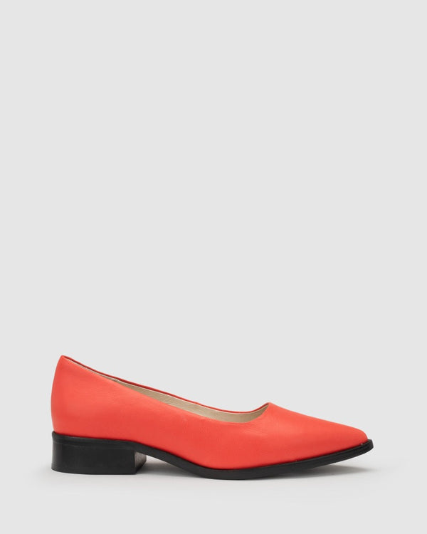 Thea Flat - Red - Premium Flat from Chaos & Harmony - Just $319! Shop now at Chaos & Harmony