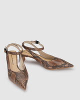 Uma Heel - Natural Snake - Premium Heel from Chaos & Harmony - Just $339! Shop now at Chaos & Harmony