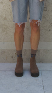 Queens Boot - Hazel Suede