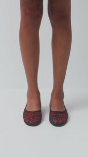 Lyra Flat - Red Leopard