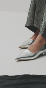 Beatrix Flat - Silver Snake