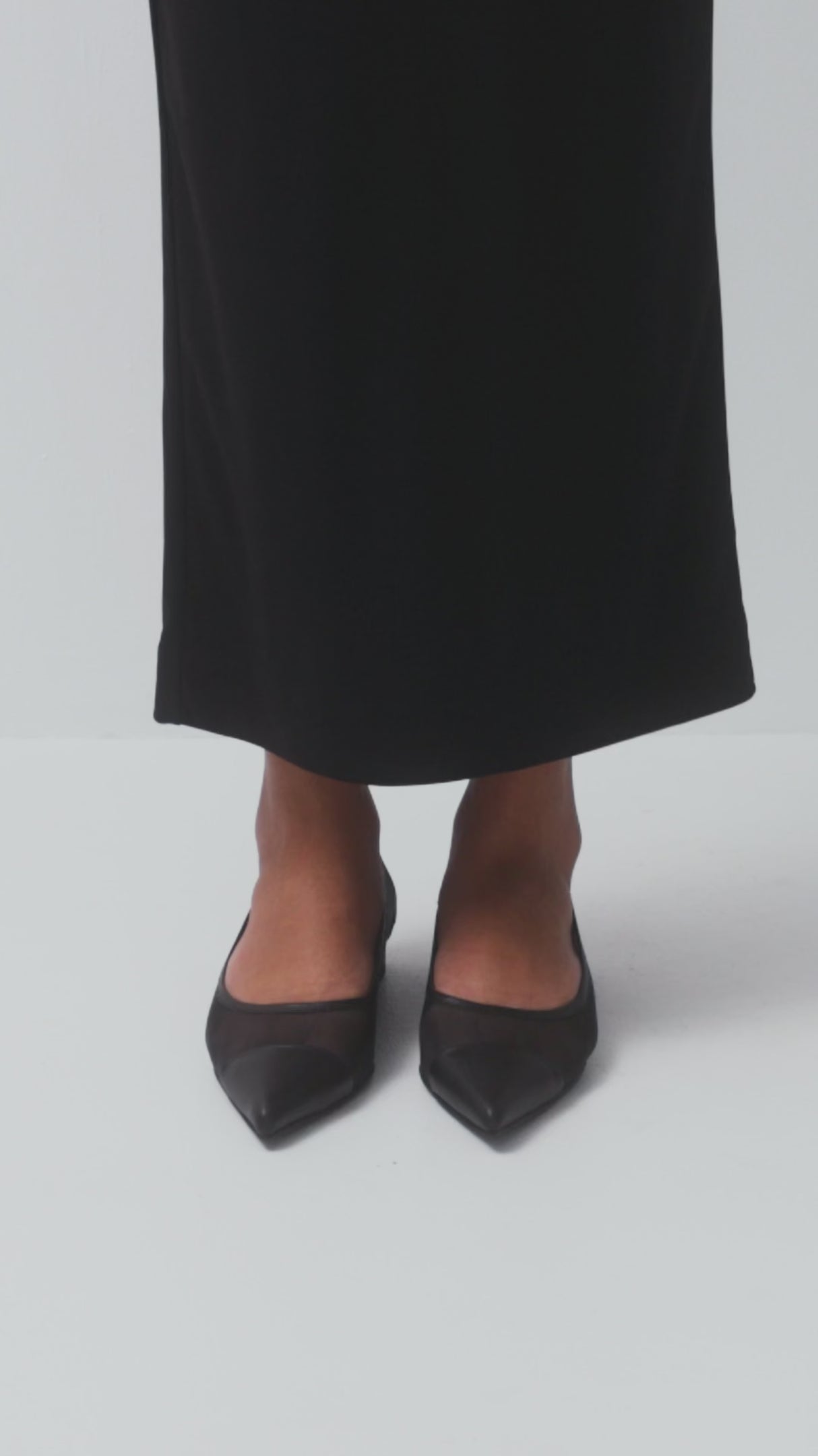 Luna Flat - Black Mesh
