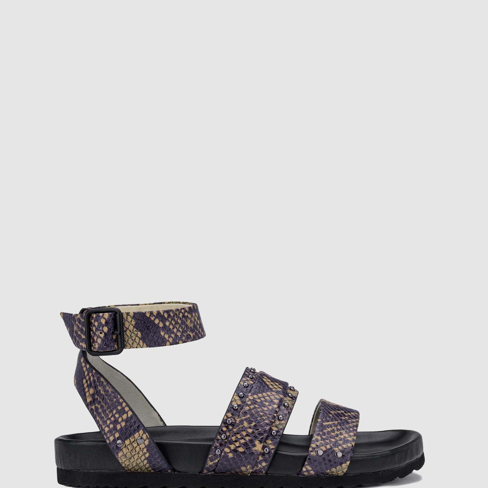 Aster Sandal - Brown Snake - Premium Sandal from Chaos & Harmony - Just $99! Shop now at Chaos & Harmony