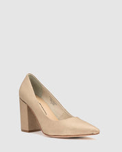 Brilliance Pump - Gold Lines - Premium Heel from Chaos & Harmony Bridal - Just $319! Shop now at Chaos & Harmony