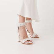 Freedom Heel - Snow Confetti - Premium Heel from Chaos & Harmony Bridal - Just $189! Shop now at Chaos & Harmony