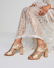 Passion - Gold Lines - Premium High Heel from Chaos & Harmony Bridal - Just $389! Shop now at Chaos & Harmony