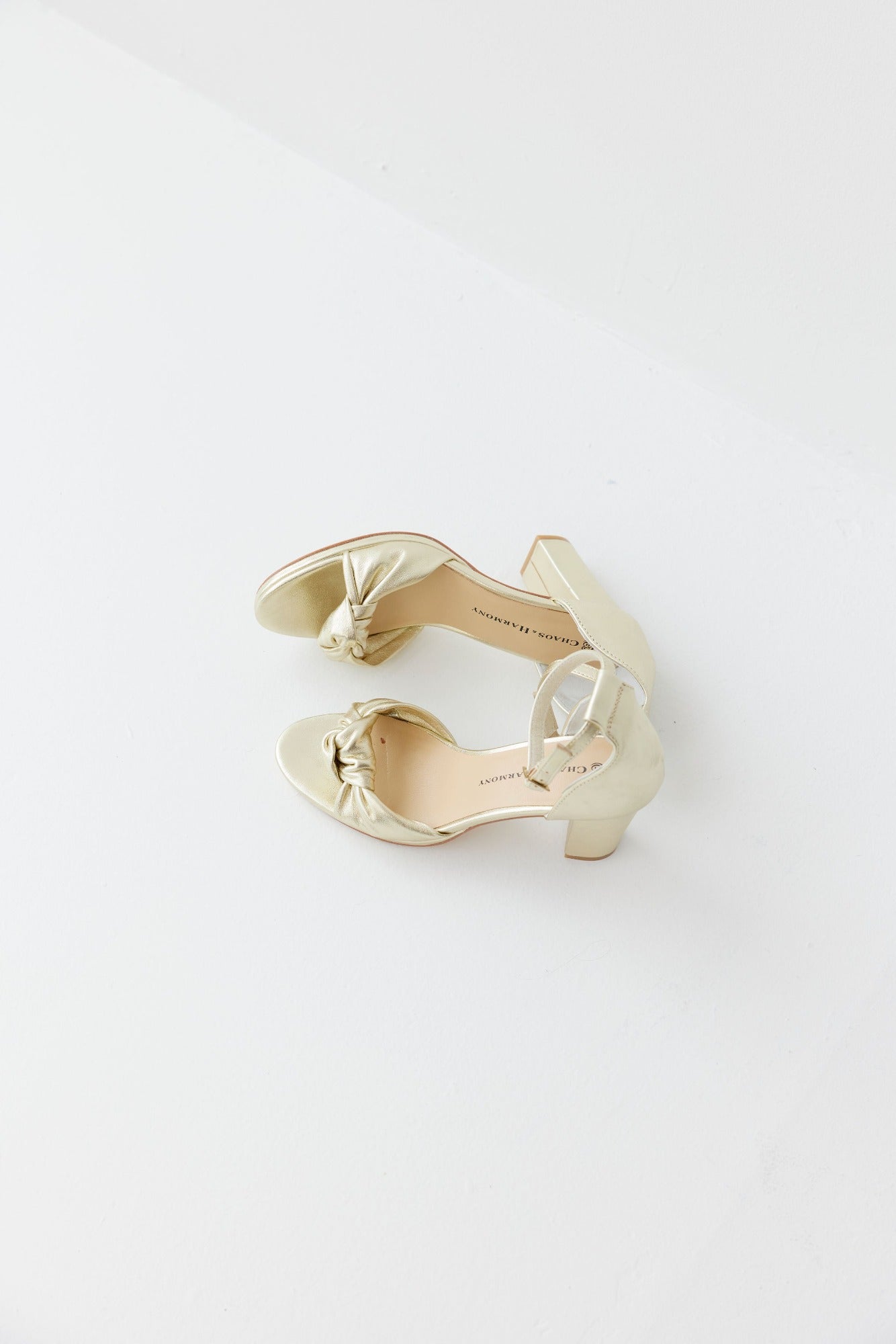 Eternal Heel - Metallic Gold - Premium Heel from Chaos & Harmony Bridal - Just $389! Shop now at Chaos & Harmony