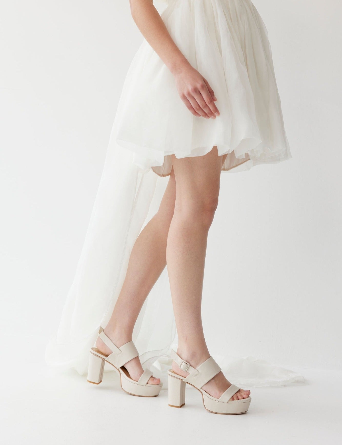 Fierce Heel - Ecru - Premium Heel from Chaos & Harmony Bridal - Just $329! Shop now at Chaos & Harmony