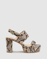 Fierce Heel - Natural Snake - Premium Heel from Chaos & Harmony - Just $169.0! Shop now at Chaos & Harmony