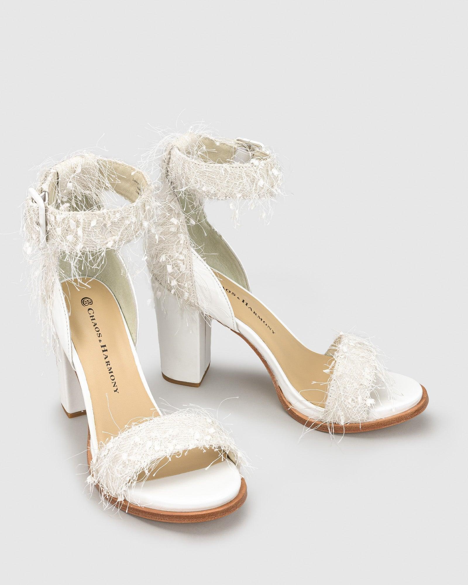 Freedom Heel - Snow Confetti - Premium Heel from Chaos & Harmony Bridal - Just $189! Shop now at Chaos & Harmony